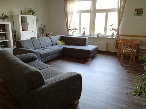Wohnzimmer heilpädagogische Wohngruppe